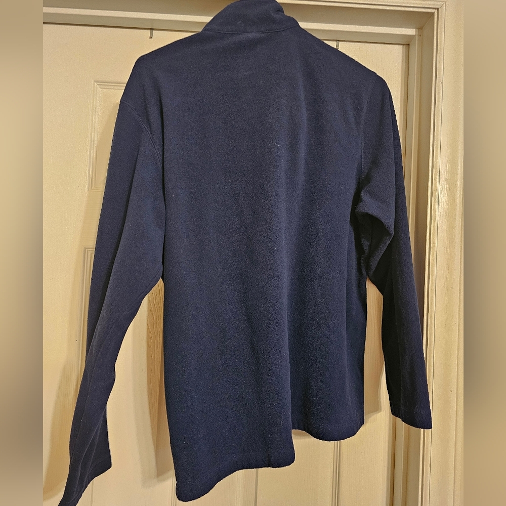 New England Patriots Quarter-zip Fleece Pullover.  Size:M. - Picture 2 of 3
